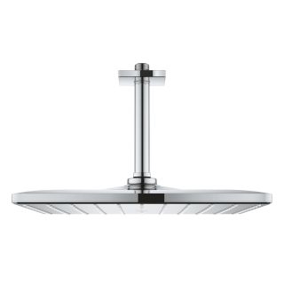 Верхний душ с потолочным душевым кронштейном GROHE Rainshower Mono 310 Cube, 310 мм, 1 режим струи, хром (26566000)