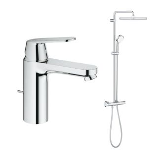 Промо-комплект GROHE Cosmopolitan: готовое решение для душа, хром (124689)