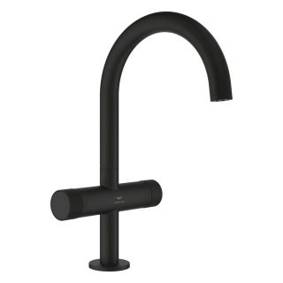 Смеситель для раковины GROHE Atrio Private Collection на 1 отверстие, DN 15 размер L, черный (21138KF0)