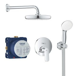 Душевая система GROHE Eurosmart Cosmopolitan с верхним душем Tempesta 210, хром (25219001)