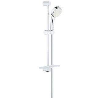 Душевой гарнитур GROHE New Tempesta Cosmopolitan 100 I с полочкой, душевая штанга 600 мм, хром (26083002)