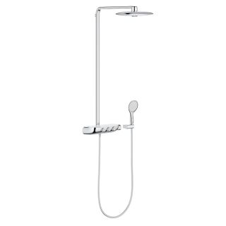Душевая система GROHE Rainshower SmartControl 360 DUO с термостатическим смесителем для настенного монтажа, 3 режима верхнего душа, хром (26250000)