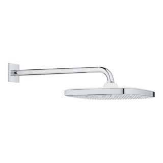 Верхний душ GROHE Tempesta 250 Cube с душевым кронштейном 380 мм, 1 режим струи, хром (26687000)
