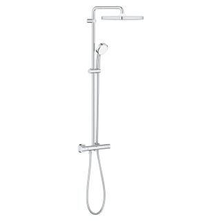 Душевая система GROHE Tempesta Cosmopolitan System 250 Cube с термостатом для настенного монтажа, хром (26689000)