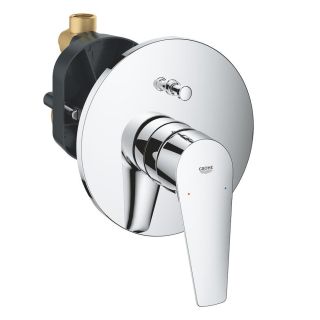 Смеситель для ванны GROHE BauEdge однорычажный, хром (29079001)