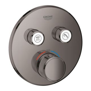 Внешняя панель термостата для душа GROHE Grohtherm SmartControl, темный графит глянец (29119A00)