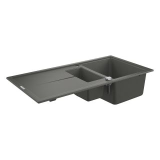 Мойка GROHE K400 с 1,5 чашей, 1000 x 500 мм, серый гранит (31642AT0)