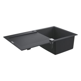 Мойка GROHE K500 с одной чашей, 860 x 500 мм, черный гранит (31644AP0)