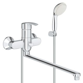 Смеситель GROHE Multiform, универсальный, с душевым гарнитуром New Tempesta II, хром (3270800A)