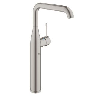 Смеситель для свободностоящей раковины GROHE Essence New, U-излив, суперсталь (32901DC1)