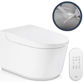 Подвесной унитаз-биде GROHE Sensia Shower WC (система для скрытого монтажа бачков, настенное крепление), альпин-белый (36507SH0)