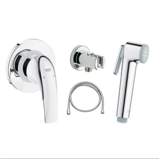 Готовый комплект для гигиенического душа GROHE BauCurve, хром (129185)