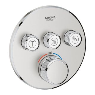 Grohtherm SmartControl Термостаты кнопочные Термостат скрытого монтажа на 3 выхода (29121DC0)