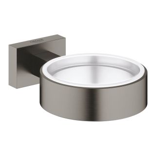 Держатель стакана или мыльницы GROHE Essentials Cube, темный графит матовый (40508AL1)