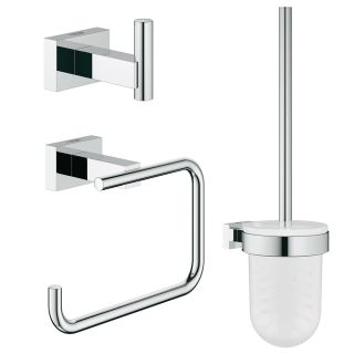 Набор аксессуаров GROHE Essentials Cube (3 предмета), хром (40757001)