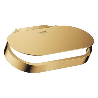 Держатель для туалетной бумаги GROHE Selection, с крышкой, холодный рассвет глянец (41069GL0)