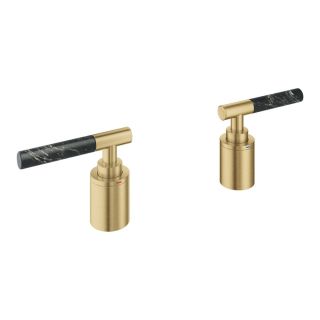 Рукоятки-стики для смесителя GROHE Atrio Private Collection, из кварцевого камня Vanilla Noir Caesarstone, холодный рассвет, матовый (48465GN0)