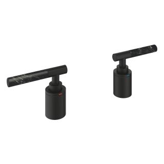 Рукоятки-стики GROHE Atrio Private Collection из кварцевого камня Vanilla Noir Caesarstone, черный (48465KF0)
