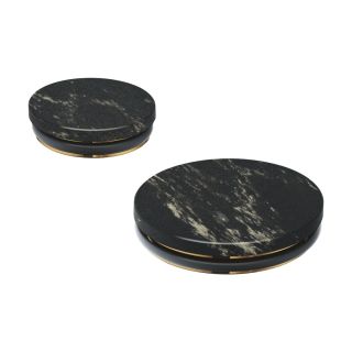 Декоративные вкладыши из черного кварцевого камня GROHE Atrio Private Collection, для комбинации с термостатом для душа, vanilla noir (48467000)