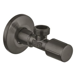 Угловой вентиль GROHE Angle Valves, 1/2 дюйма, темный графит матовый (22041AL0)