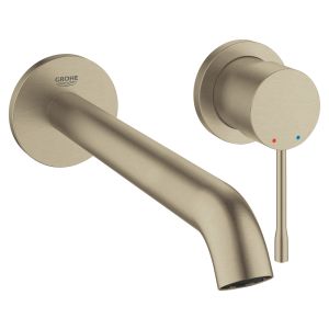 Смеситель для раковины на два отверстия GROHE Essence, размер L, никель матовый (29193EN1)