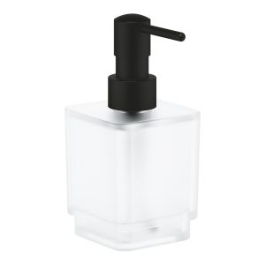 Дозатор жидкого мыла GROHE Selection Cube, фантомный черный (102278KF00)