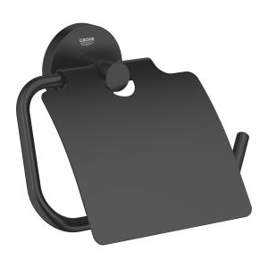 Держатель для туалетной бумаги GROHE Essentials, черный матовый (1024652430)