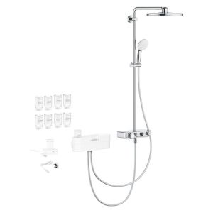 Душевая система с термостатом для настенного монтажа GROHE Euphoria Purefoam, хром (1058130000)