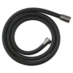 Душевой шланг GROHE Silverflex TwistStop 1500 мм, темный графит глянцевый (107061A000)