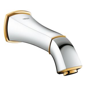 Излив для ванны GROHE Grandera, настенный, хром/золото (13341IG0)