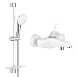  Промо-набор GROHE для ванны:  смеситель Eurodisc Joystick для ванны и душевой гарнитур Tempesta 110, лейка 3 режима (140431) 