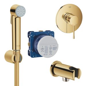 Промо-комплект гигиенического душа GROHE Essence, холодный рассвет глянец (168GL0)
