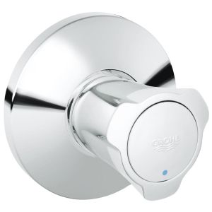 Внешняя часть встраиваемого вентиля GROHE Costa L, синяя маркировка, хром (19808001)