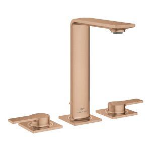 Смеситель для раковины GROHE Allure на три отверстия, DN 15 размер M, теплый закат, матовый (20188DL1)