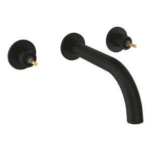 Смеситель для раковины GROHE Atrio Private Collection на три отверстия M-Size, без рукояток, черный (20587KF0)