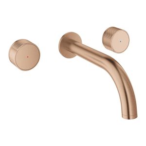 Смеситель для раковины GROHE Atrio Private Collection на три отверстия M-Size, теплый закат, матовый (20589DL0)