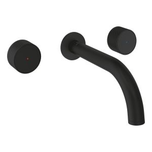 Смеситель для раковины GROHE Atrio Private Collection на три отверстия M-Size, черный (20589KF0)