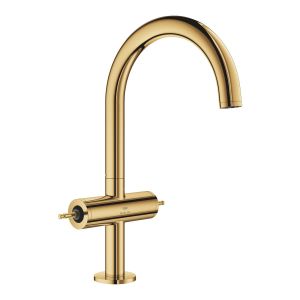 Смеситель для раковины GROHE Atrio Private Collection, на 1 отверстие, размер L, без рукояток, холодный рассвет глянец (21134GL0)