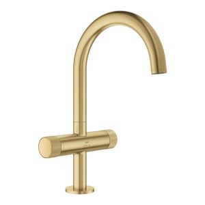 Смеситель для раковины GROHE Atrio Private Collection на 1 отверстие, DN 15 размер L, холодный рассвет, матовый (21138GN0)