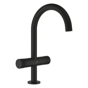 Смеситель для раковины GROHE Atrio Private Collection на 1 отверстие, DN 15 размер L, черный (21138KF0)