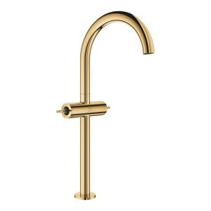 Смеситель для раковины GROHE Atrio Private Collection, на 1 отверстие, размер XL, без рукояток, холодный рассвет глянец (21140GL0)