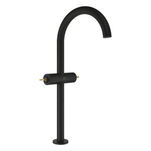 Смеситель для раковины GROHE Atrio Private Collection на 1 отверстие, DN 15 размер XL, без рукояток, черный (21140KF0)