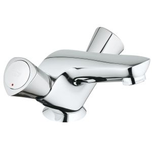 Смеситель для раковины GROHE Costa S с донным клапаном (литой излив), хром (21255001)