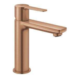Смеситель однорычажный GROHE Lineare для раковины, DN 15 размер S, теплый закат, матовый (23106DL1)