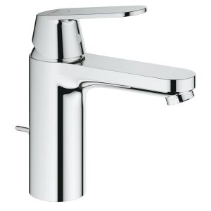 Смеситель для раковины GROHE Eurosmart Cosmopolitan с донным клапаном и энергосберегающим картриджем, средний излив хром (2339600E)