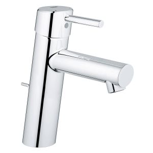 Смеситель для раковины GROHE Concetto с донным клапаном, средний излив, хром (23450001)