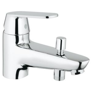 Смеситель для ванны GROHE BauEdge, монтаж на бортик, хром (23562000)