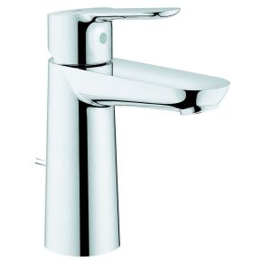 Смеситель для раковины GROHE BauEdge с донным клапаном, M-Size, хром (23758000)