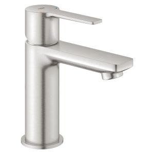 Смеситель для раковины GROHE Lineare New с донным клапаном, суперсталь (23791DC1)