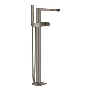 Смеситель однорычажный GROHE Plus для ванны, DN 15, напольный монтаж, темный графит матовый (23846AL4)